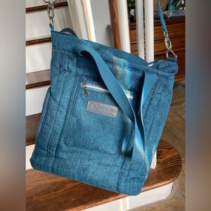 Sarah Wells Blue Pump Bag